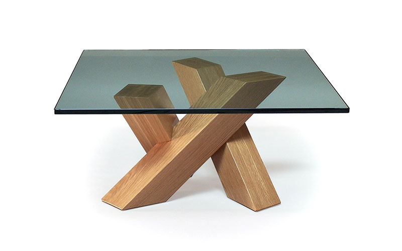 k-3 40” square coffee table